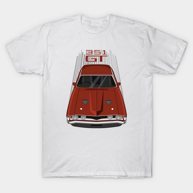 Ford Falcon XA GT 351 - Copper Bronze T-Shirt by V8social